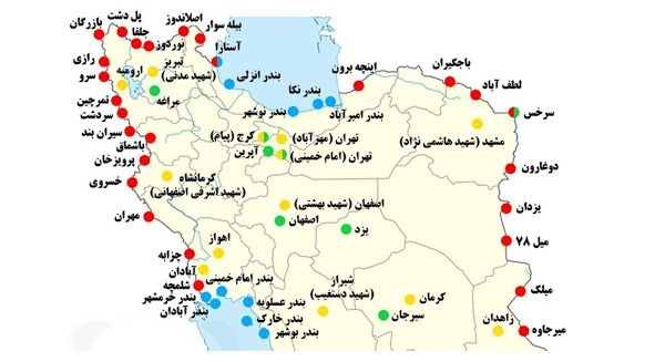 باربری به مرزهای ایران
