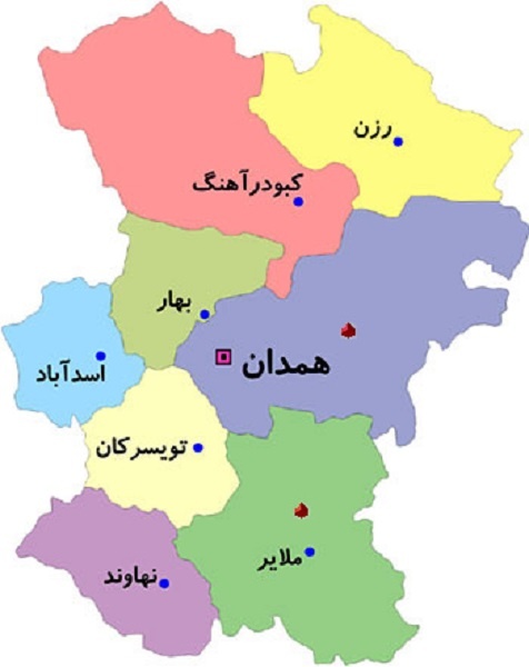 حمل بار به تمامی شهر های استان همدان