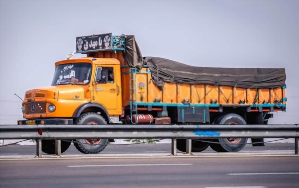 حمل بار با کامیون به بجنورد از قزوین