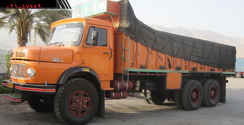 انواع کامیون از کنگاور برای قم