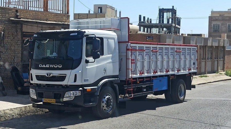 حمل بار با کامیون از گلپایگان به شیراز